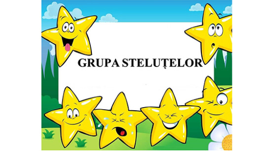 Grupa mare "Steluțelor"-limba de predare română